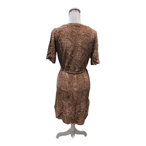 a new day Brown Snakeskin Print Dress Size S - Picture 3 of 4